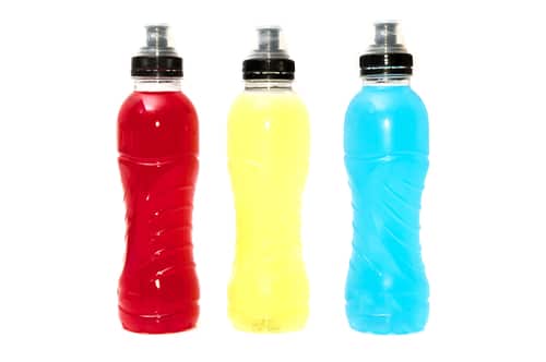 Different Flavours of Sports Drinks